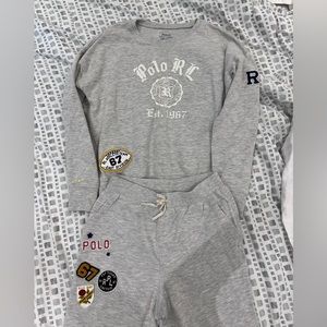 Polo Ralph Lauren sweatsuit girls size 12/14